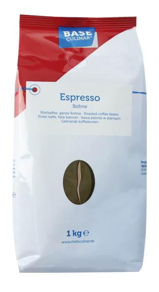 BASE CULINAR Espresso, ganze Bohne, 1 KG/BT