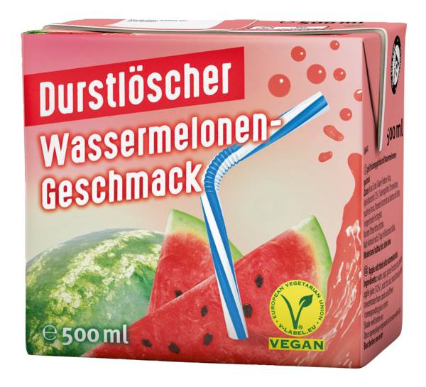 Wesergold Durstlöscher Wassermelone, Fruchtsaftgetränk, 12x 0,5 L