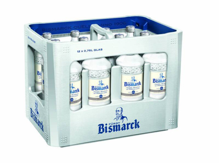 Fürst Bismarck Mineralwasser Classic 12x0,75l MEHRWEG