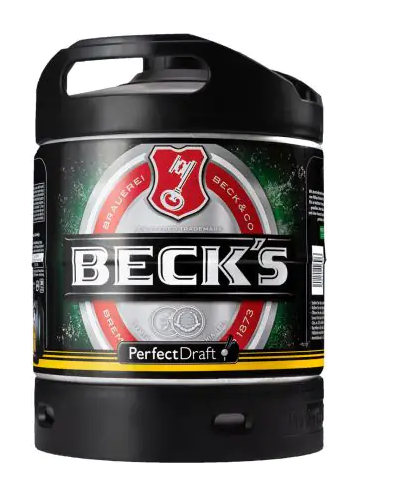 Becks Pils Bier 1x 6 l Fass für Perfect Draft Bierzapfanlage
