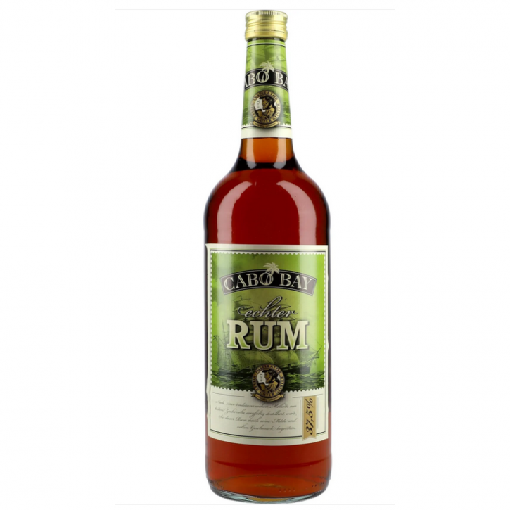 Cabo Bay Rum braun 37,5% 1,0l